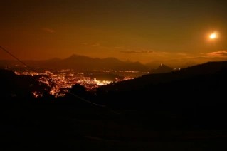 Foto Luzern mit Mond