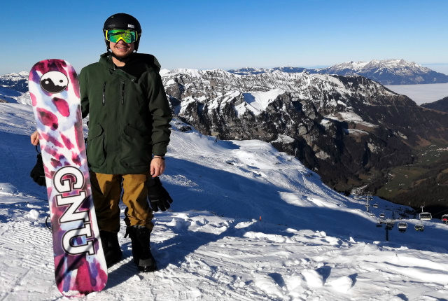 Foto von Snowboard